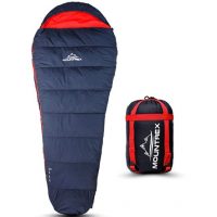 Ultralehký spací pytel Mountrex - Mumie, 0° červený