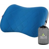 Nafukovací outdoorový polštář - Modrý