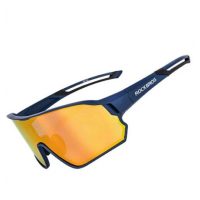 RockBROS polarizační cyklistické brýle - Modré, UV 400, TR90