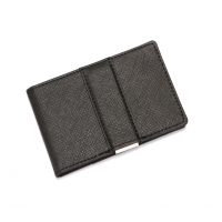 RFID peněženka s klipem - černá