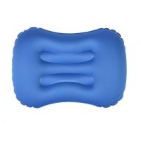 Ultralehký nafukovací polštář - Tmavě modrý