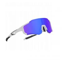 RockBROS polarizační cyklistické brýle - Bílé, UV 400, TR90