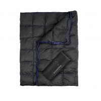 Outdoorová ultralehká péřová deka - Černá, 192 x 132 cm