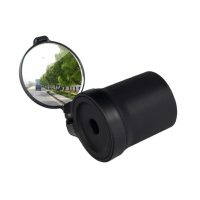 Navlékací zpětné zrcátko na kolo 360° - Černé, 32-36 mm