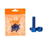 Titanové šrouby představce M5x18 mm, sada 6 ks - Modré