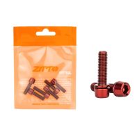 Titanové šrouby představce M5x18 mm, sada 6 ks - Červené