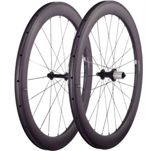 Foto - CSC Ultralehký karbonový set kol 700C 50x25 mm - Clincher - s duší, 511/522